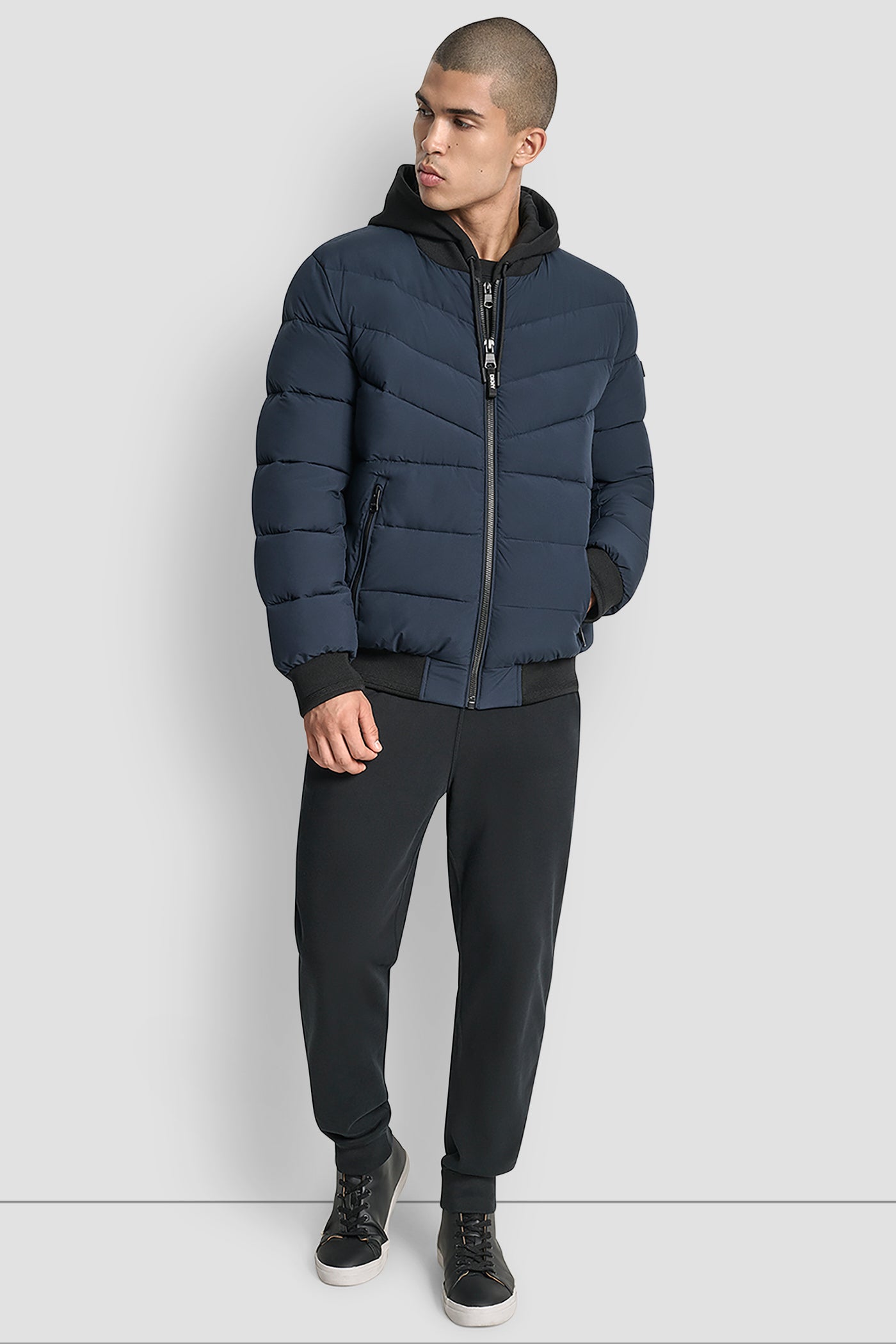 STRETCH BOMBER JACKET