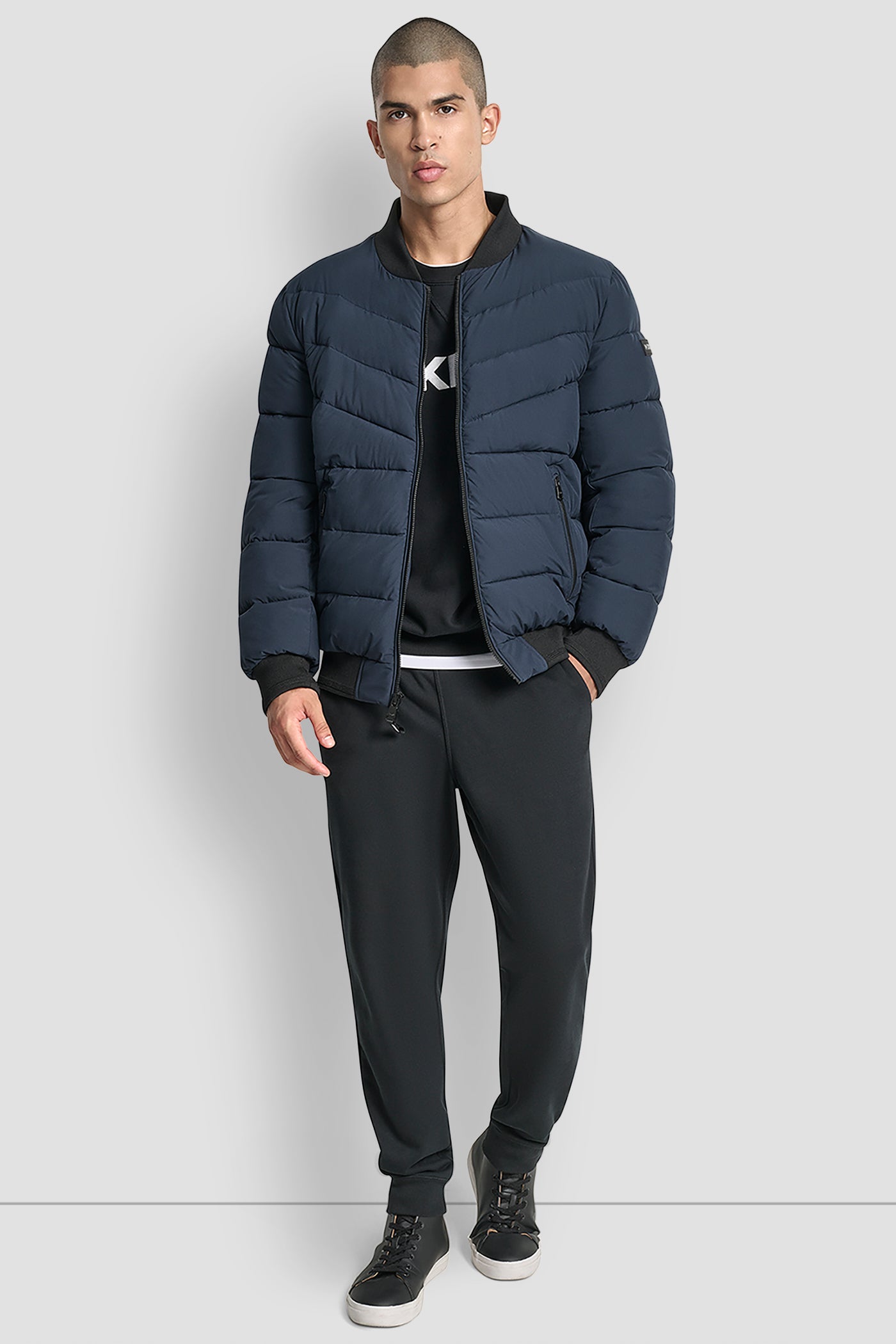 STRETCH BOMBER JACKET