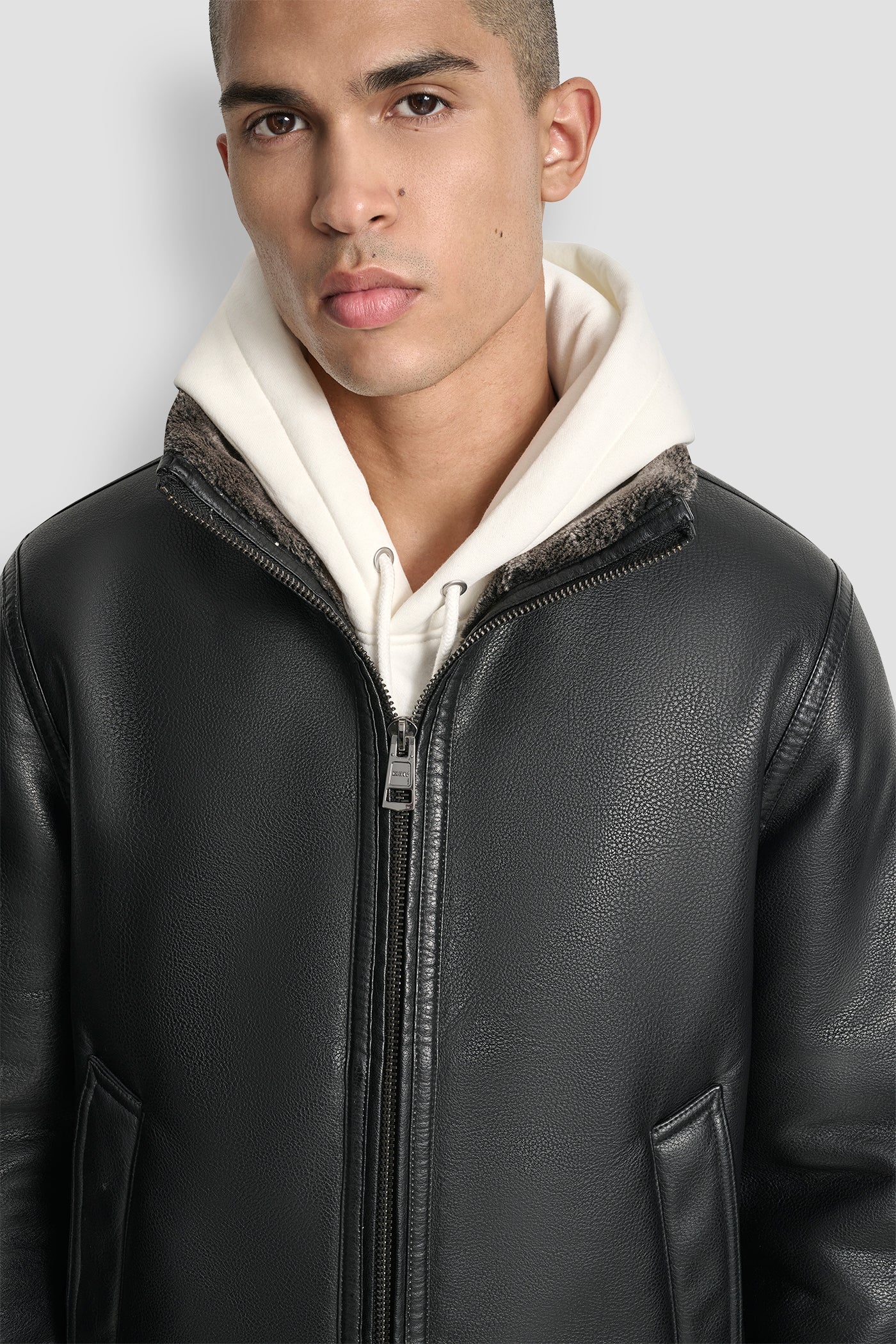 FAUX FUR LINED JACKET