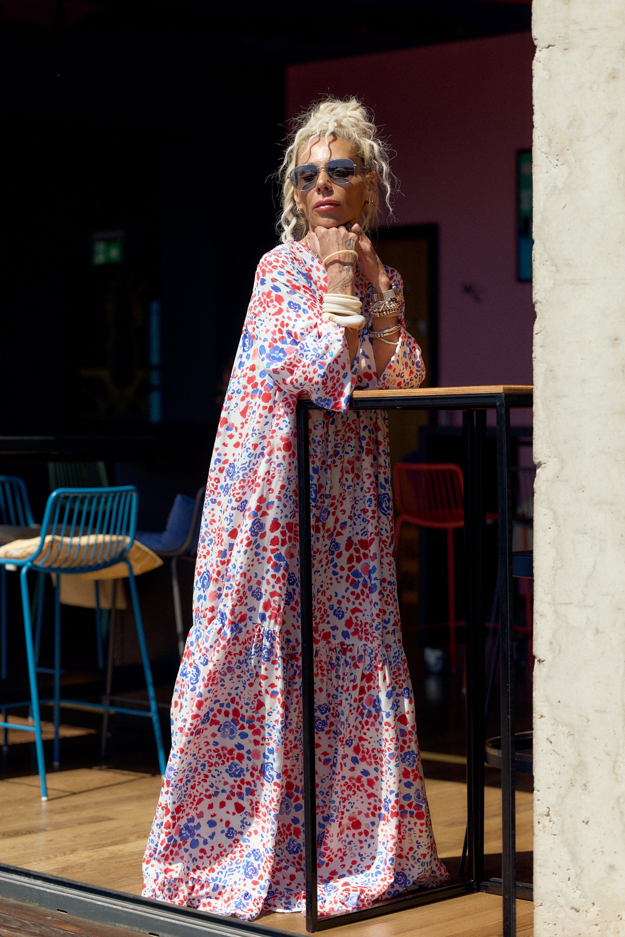 Floral Print Maxi Dress
