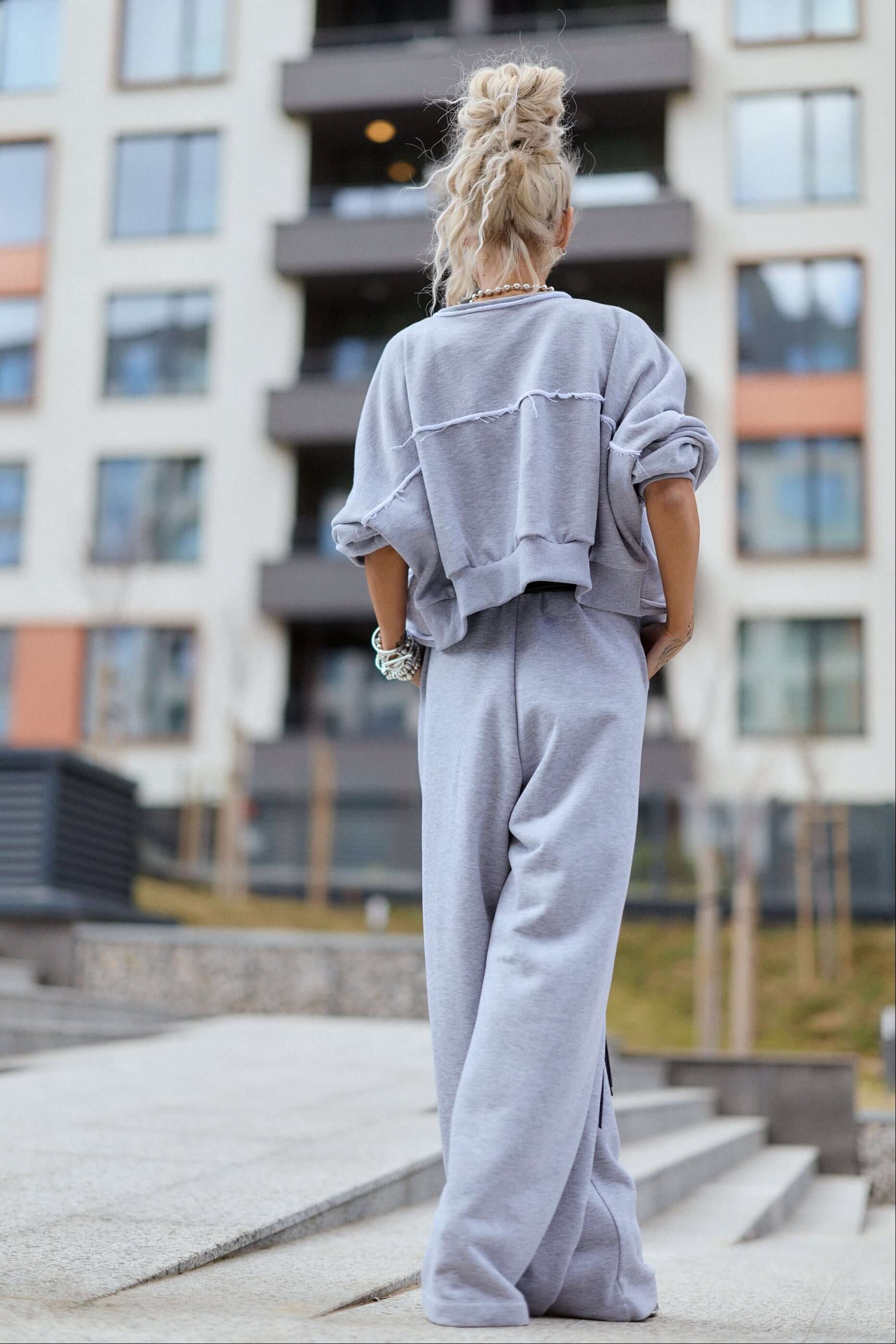 Grey Relaxed Lounge Set