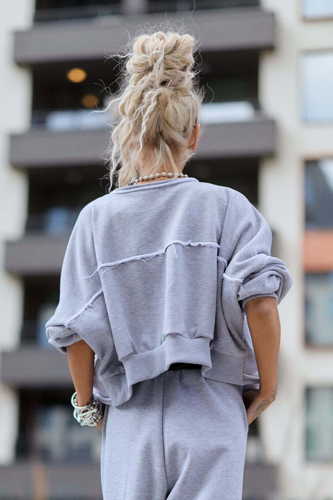Grey Relaxed Lounge Set