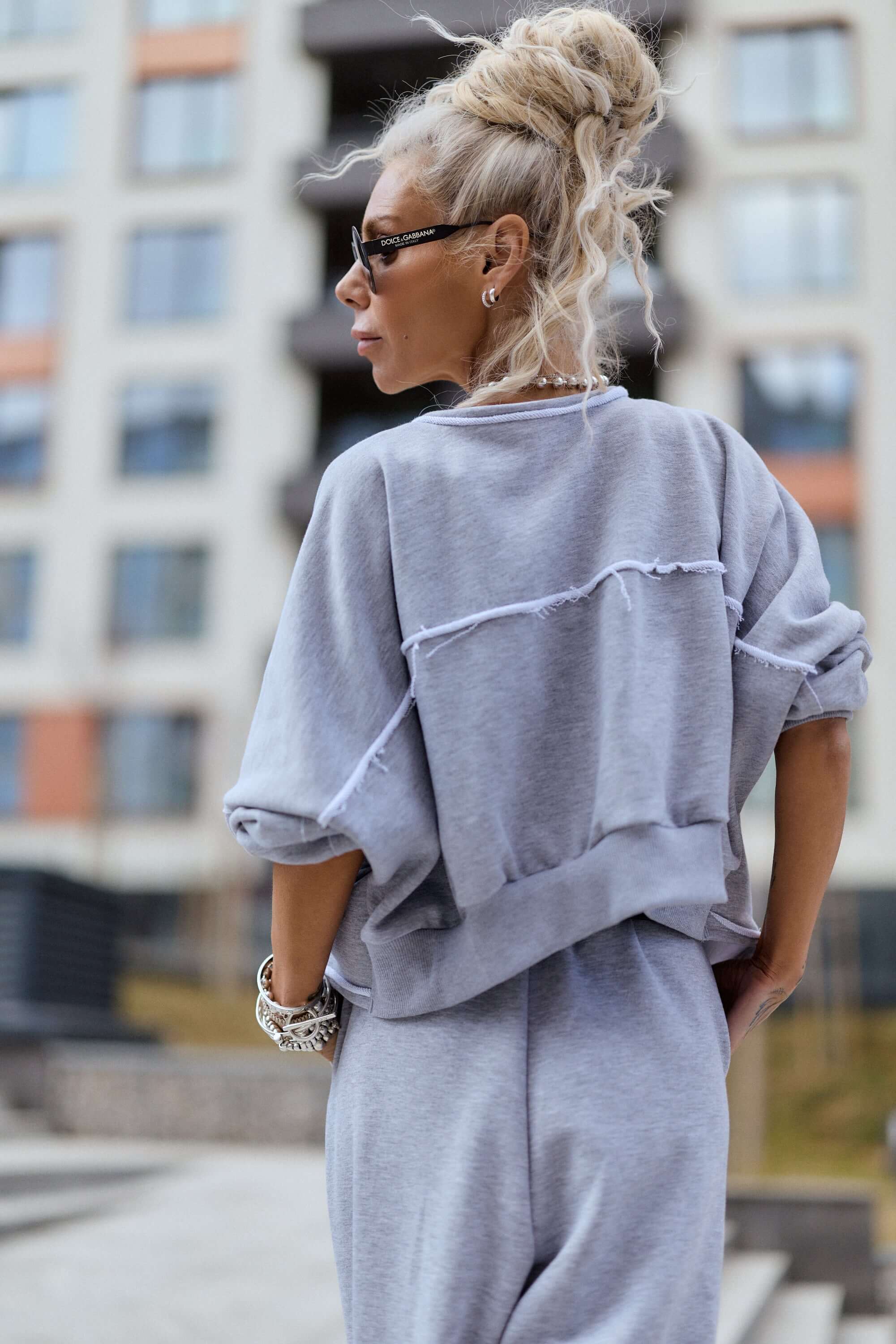 Grey Relaxed Lounge Set