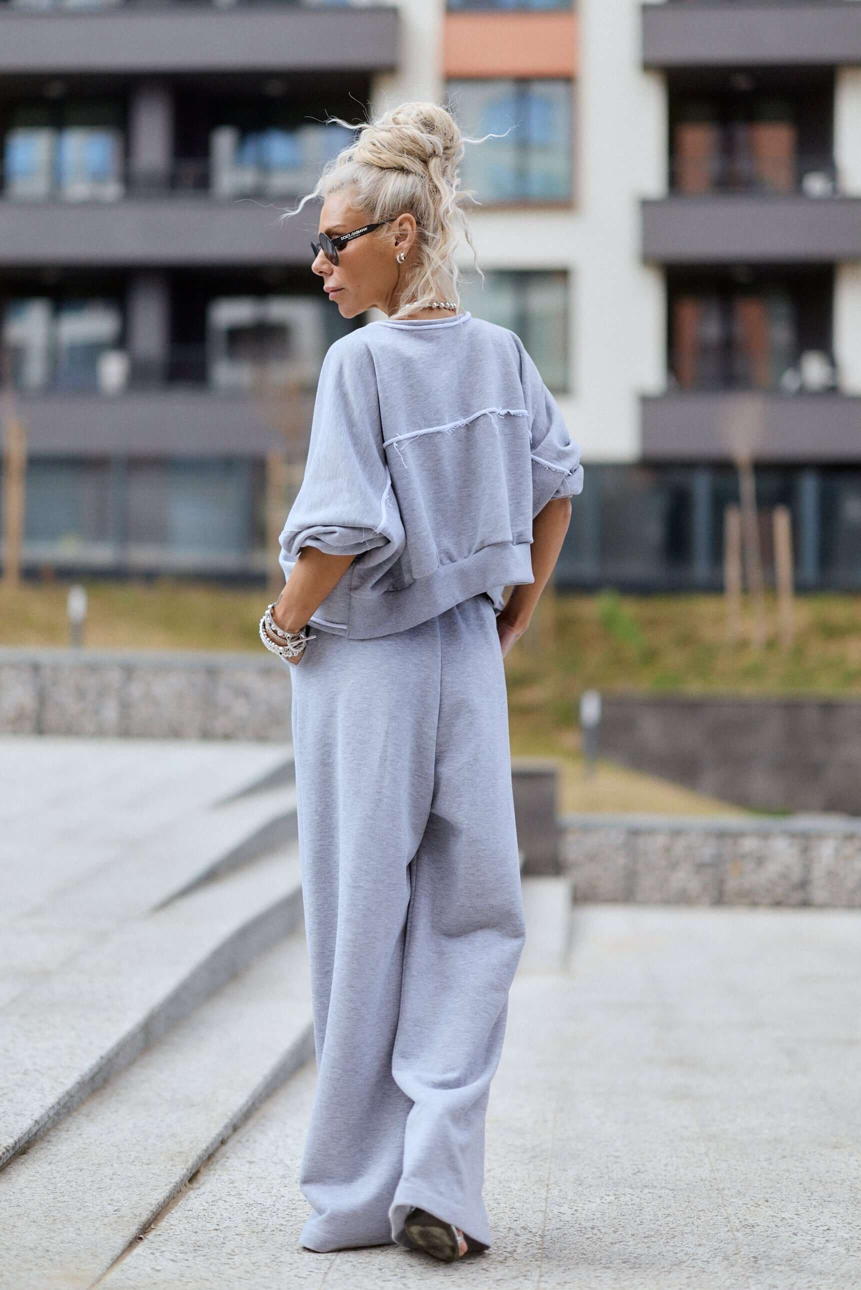 Grey Relaxed Lounge Set