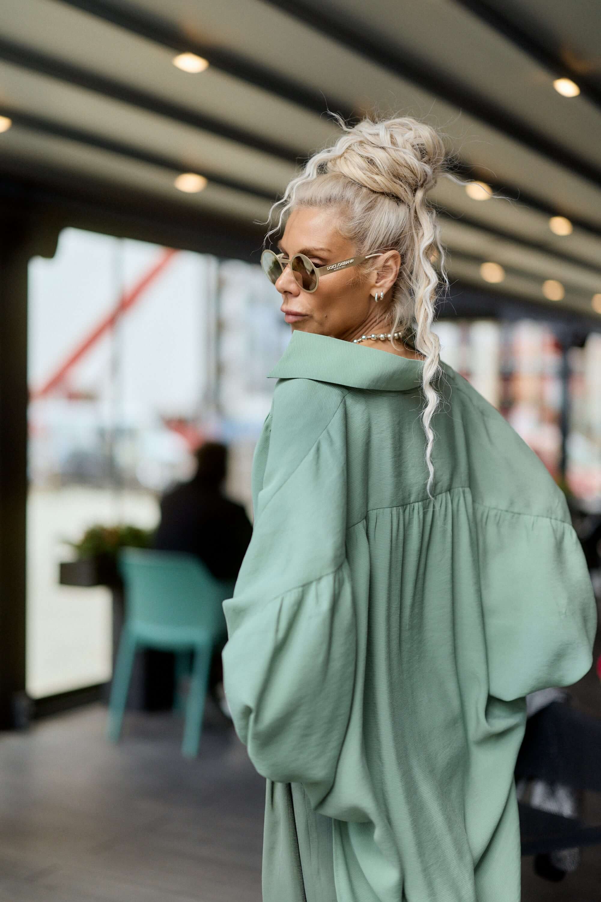 Oversized Green Shirt