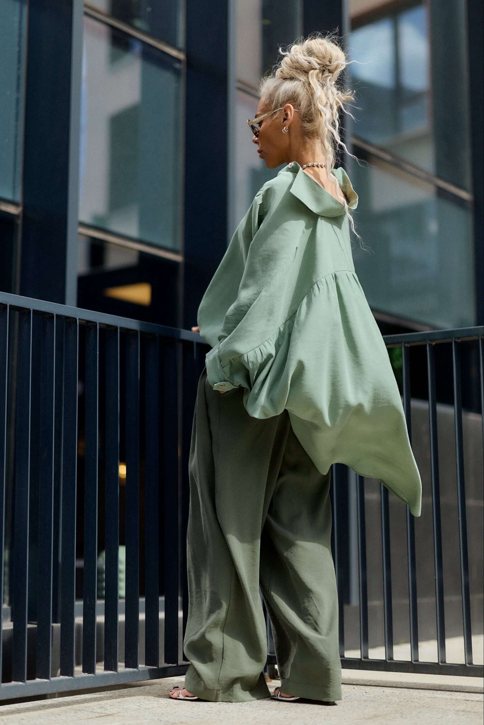 Oversized Green Shirt