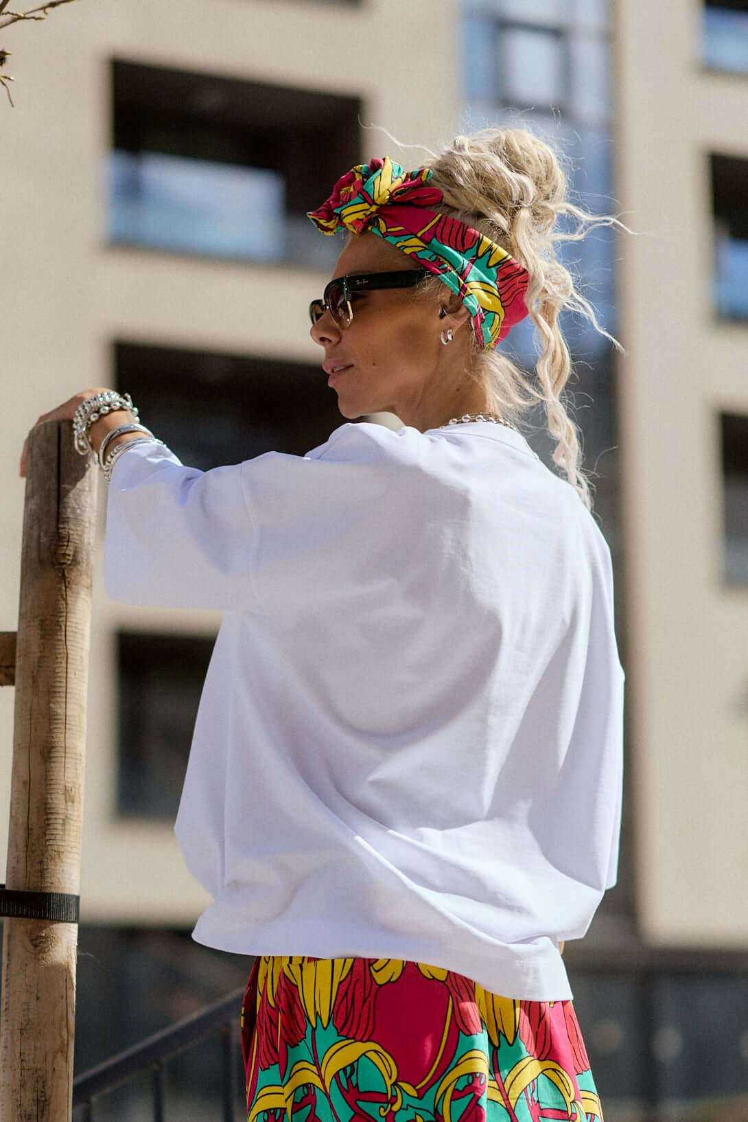 Oversized Graphic Cotton T-Shirt