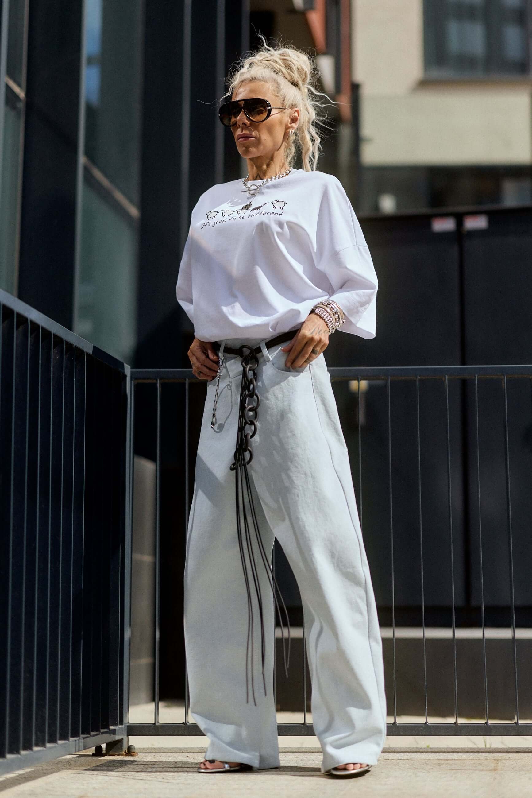Set of Three Oversized Graphic T-Shirts