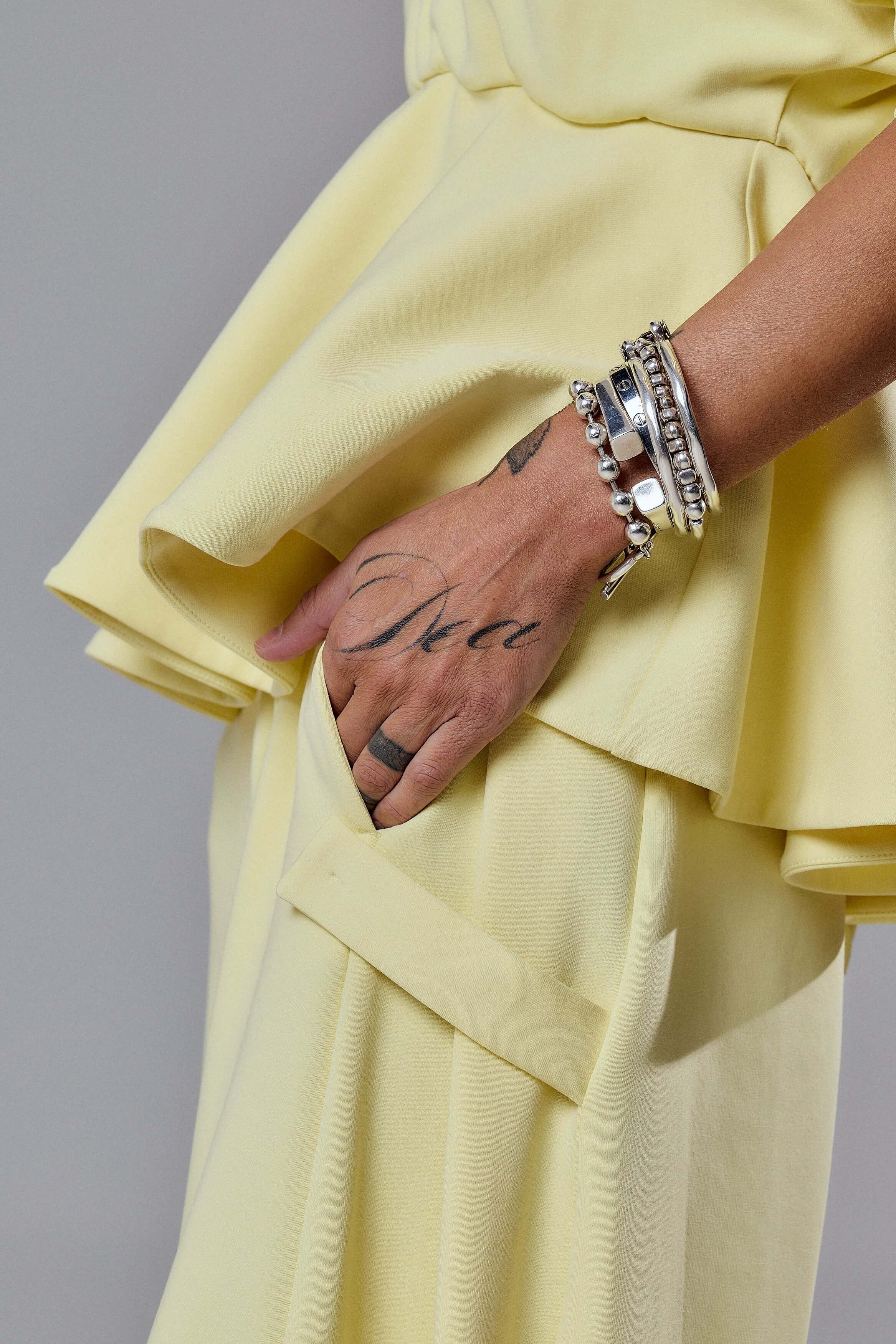Yellow Two-Piece Set