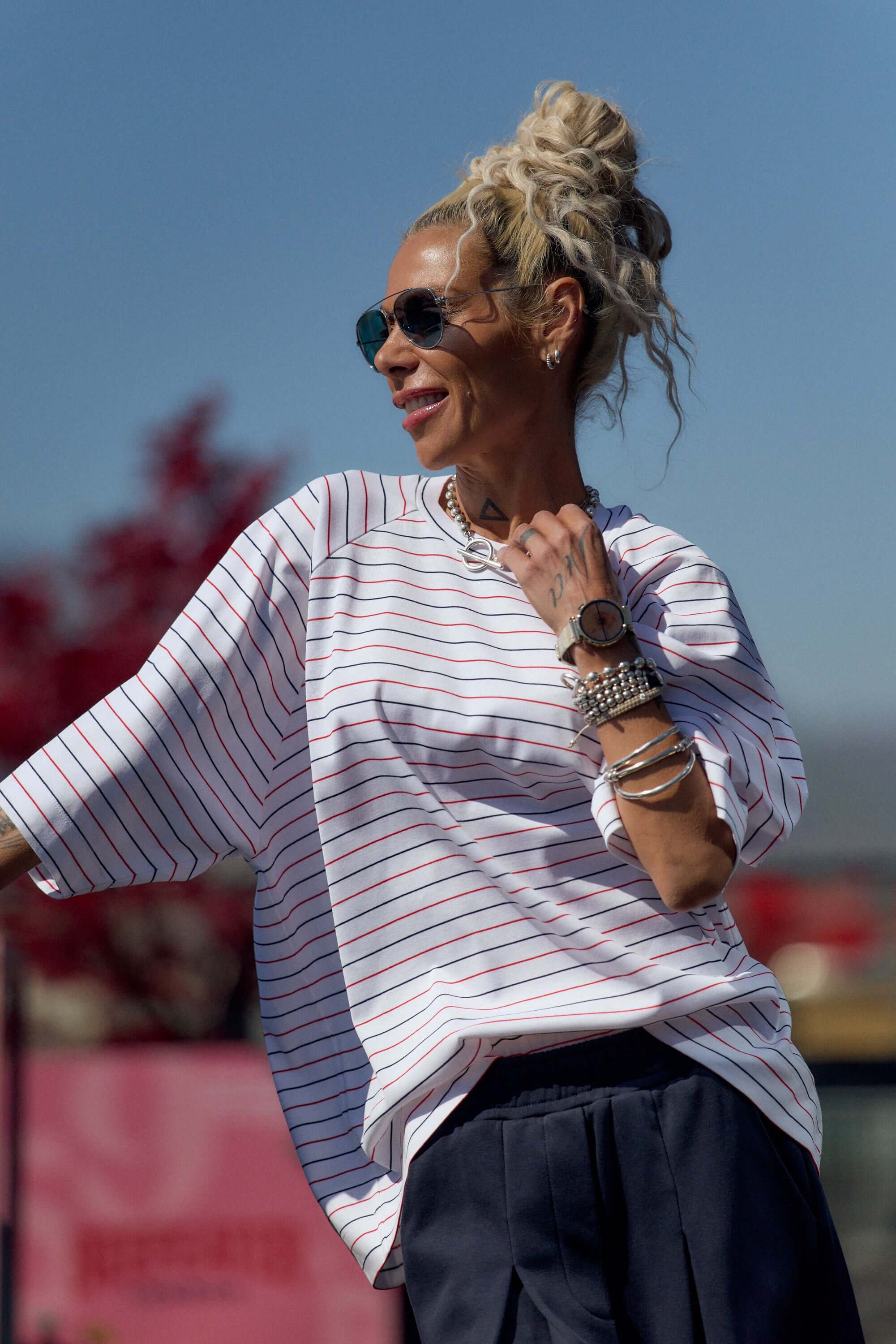 Oversized Striped T-Shirt