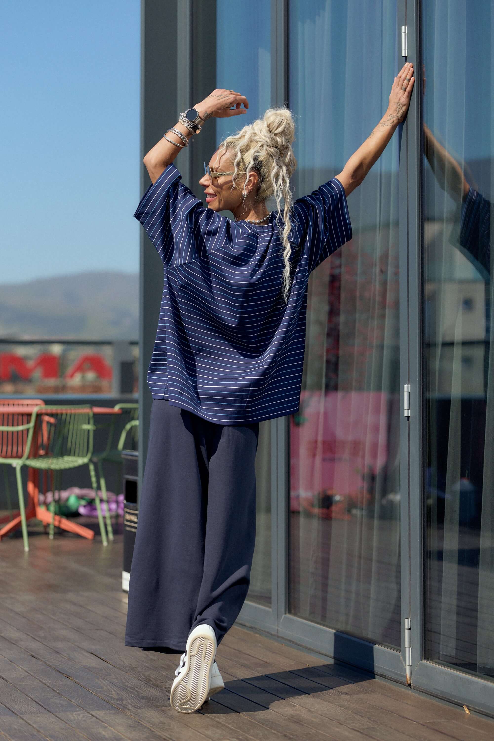 Wide-Leg Relaxed Trousers