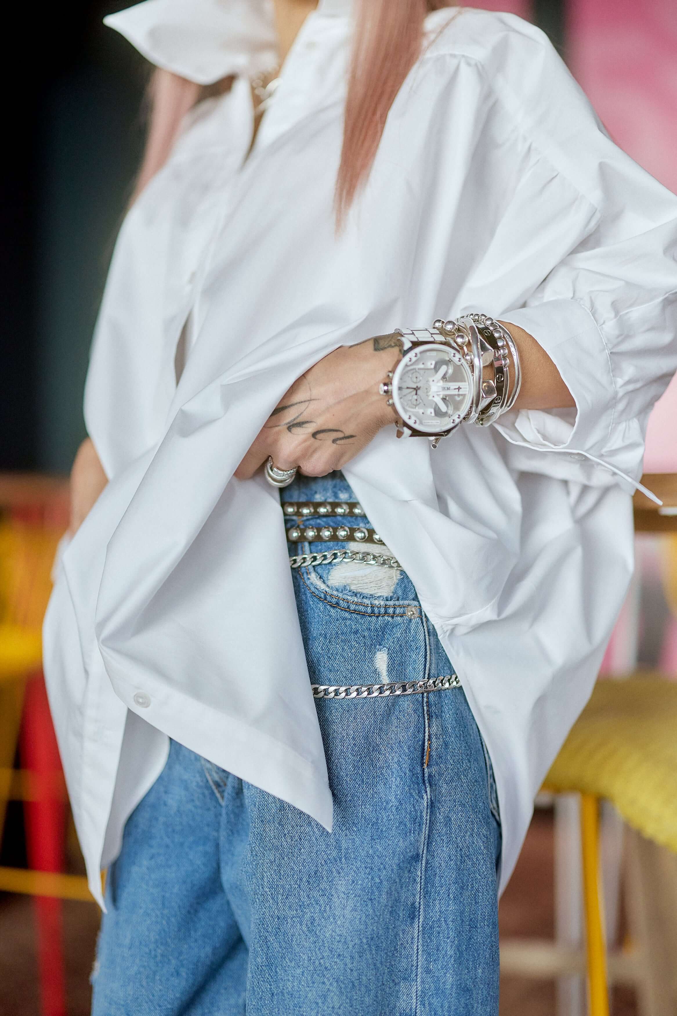 Oversized White Shirt