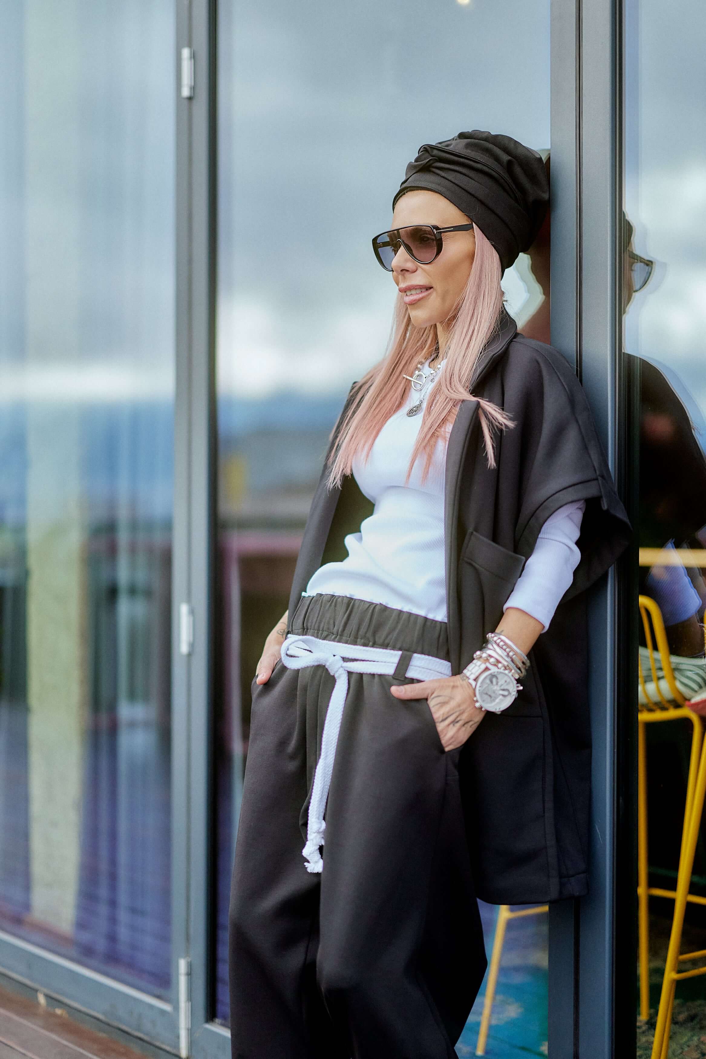 Oversized Black Three-Piece Set