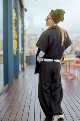 Oversized Black Three-Piece Set