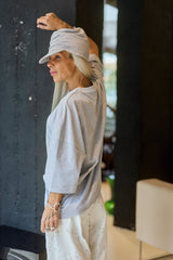 Grey Oversized Graphic T-Shirt