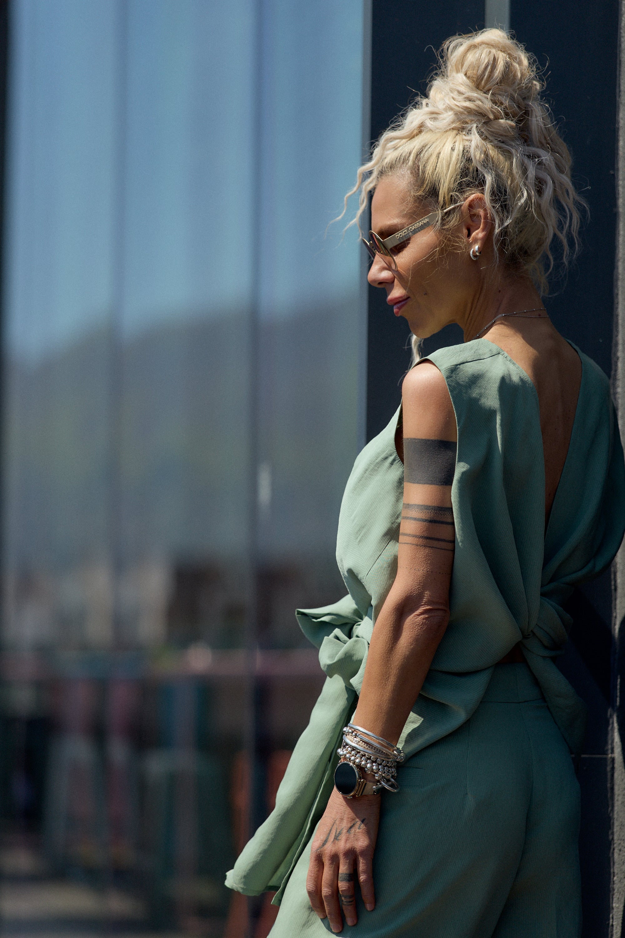 Sage Green Tie-Waist Co-Ord Set