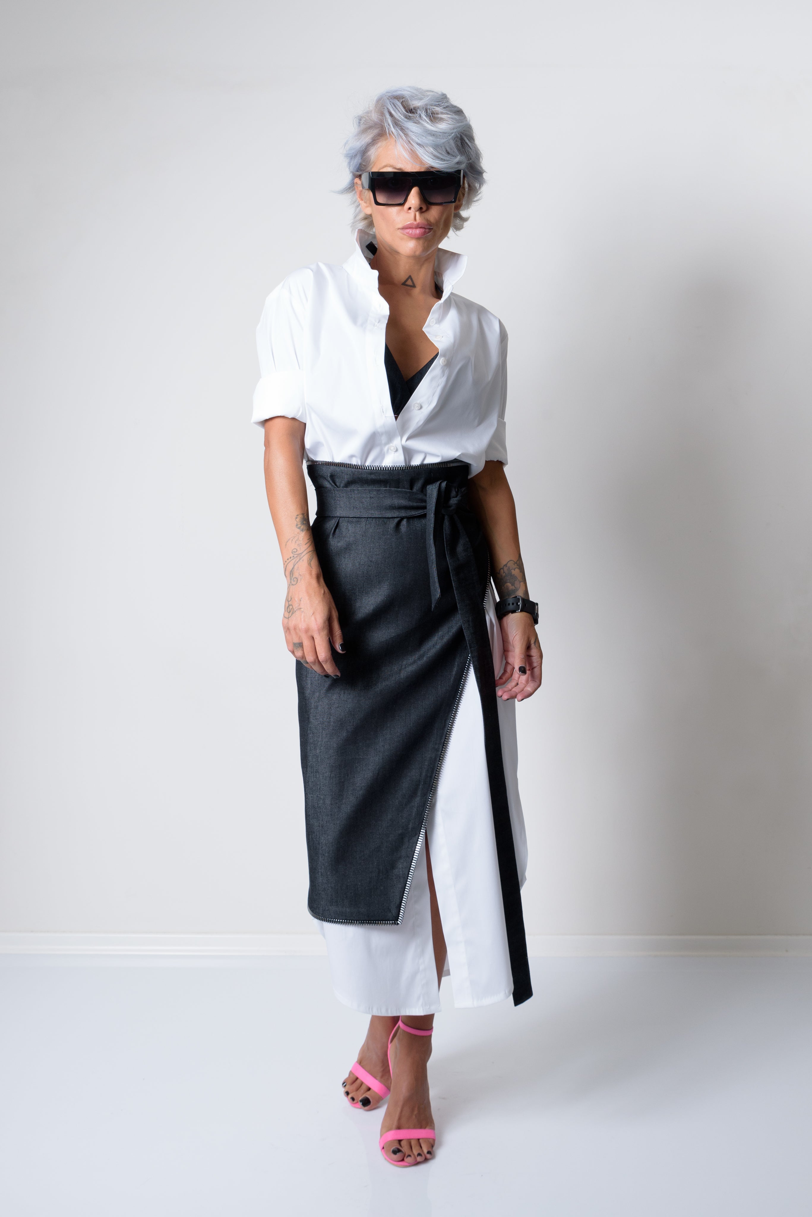 Maxi Oversized White Shirt Dress