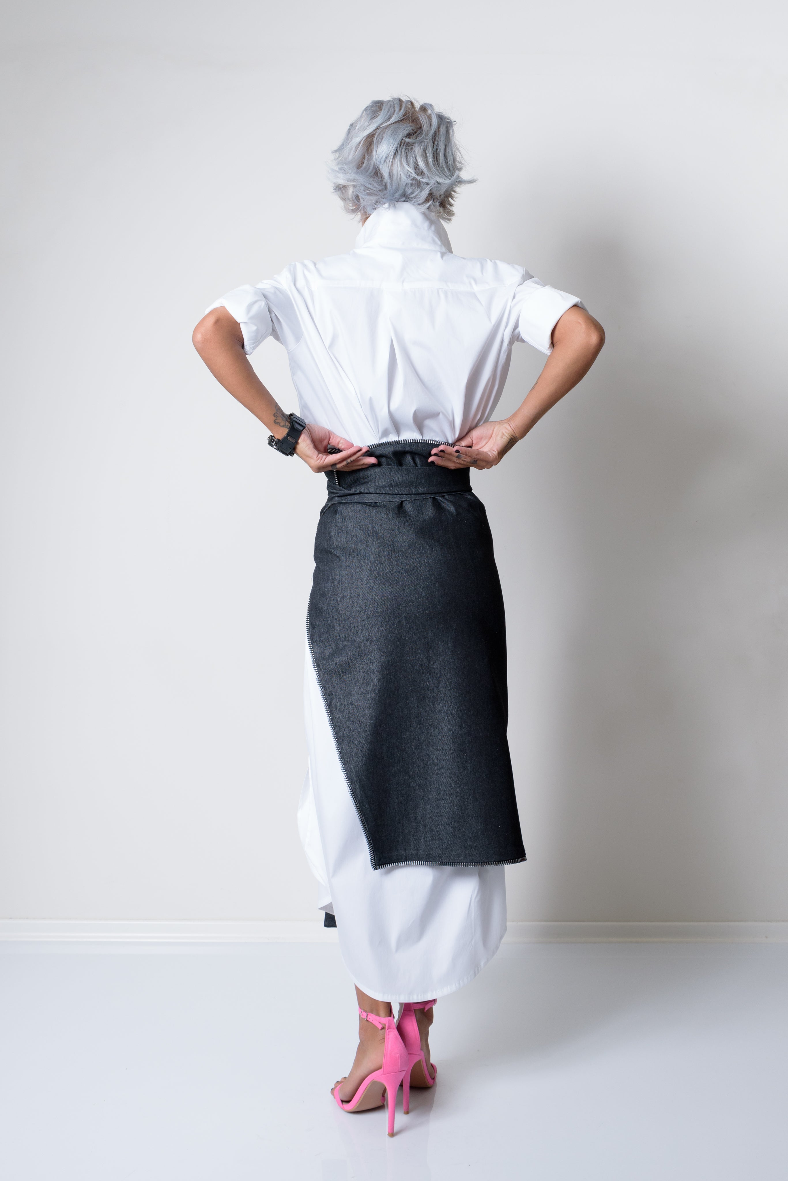 Maxi Oversized White Shirt Dress