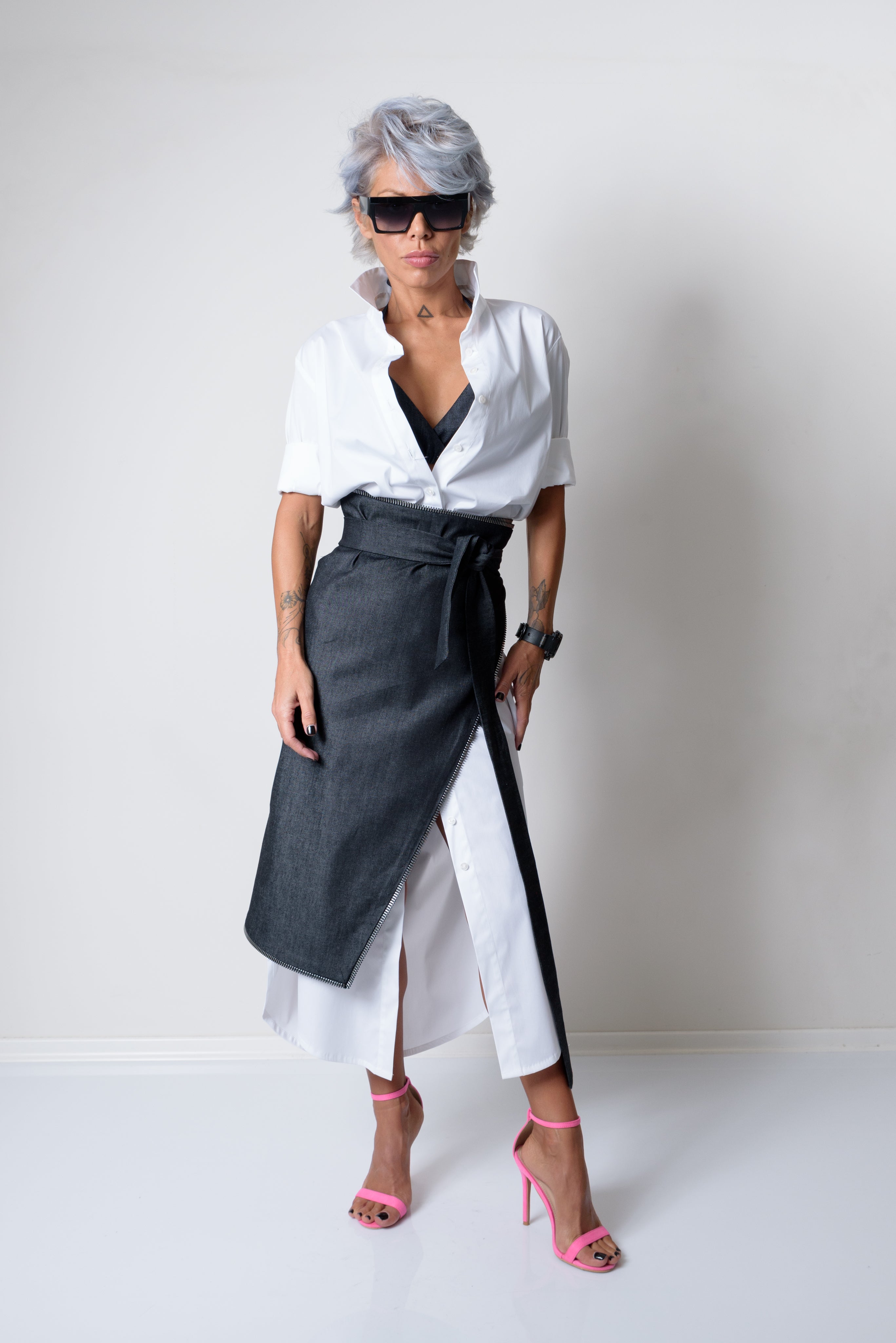 Maxi Oversized White Shirt Dress