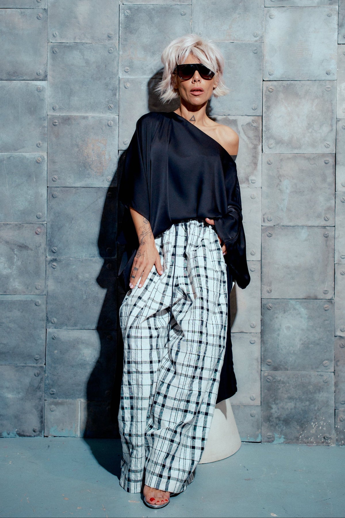 Off-The-Shoulder Maxi Tunic