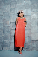 Coral Maxi Dress